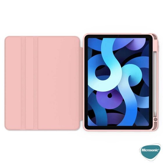 Microsonic Apple iPad Air 11 2024 Kılıf (A2902-A2903) Regal Folio Pembe