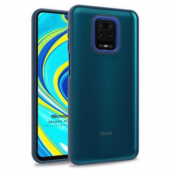 Microsonic Xiaomi Redmi Note 9 Pro Kılıf Bright Planet Lacivert