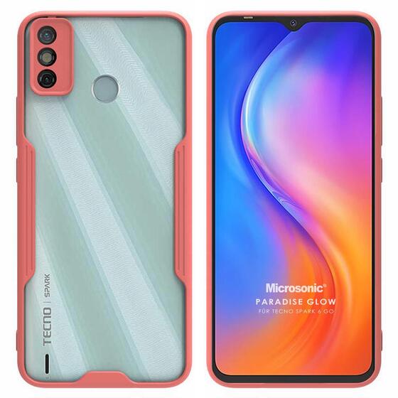 Microsonic TECNO Spark 6 Go Kılıf Paradise Glow Pembe