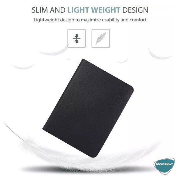 Microsonic Apple iPad Pro 11 2024 Kılıf (A2836-A2837) 360 Rotating Stand Deri Lacivert