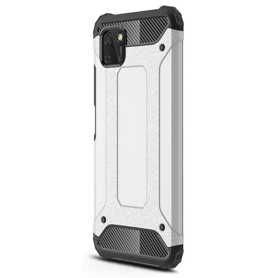 Microsonic Huawei Honor 9S Kılıf Rugged Armor Gümüş