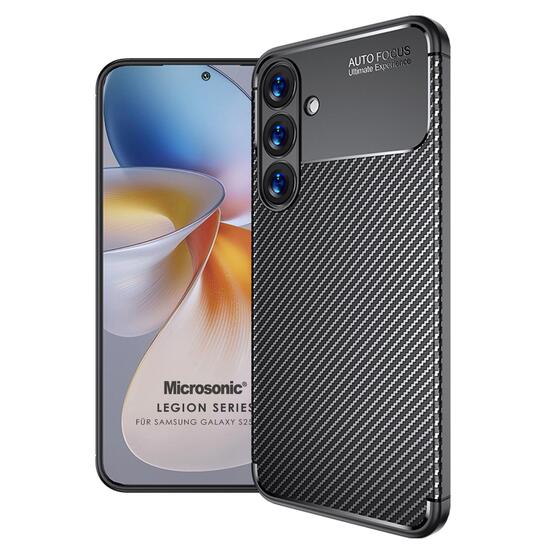 Microsonic Samsung Galaxy S25 Kılıf Legion Series Siyah