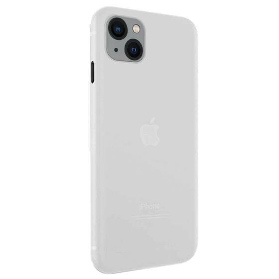 Microsonic Apple iPhone 13 Kılıf Peipe Matte Silicone Beyaz