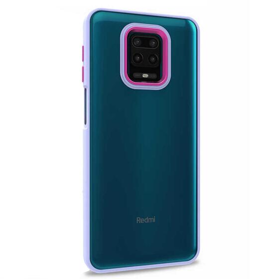 Microsonic Xiaomi Redmi Note 9 Pro Max Kılıf Bright Planet Lila