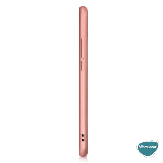 Microsonic Matte Silicone Xiaomi Mi 11 Kılıf Rose Gold