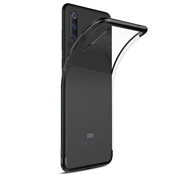 Microsonic Xiaomi Mi 9 Kılıf Skyfall Transparent Clear Siyah