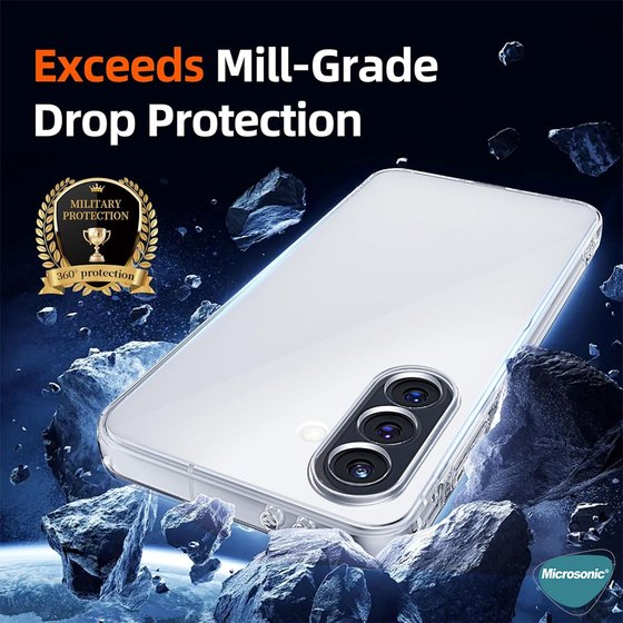 Microsonic Samsung Galaxy A26 Kılıf Transparent Soft Şeffaf