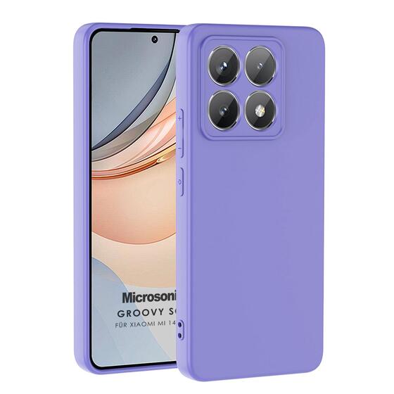 Microsonic Xiaomi 14T Pro Kılıf Groovy Soft Lila