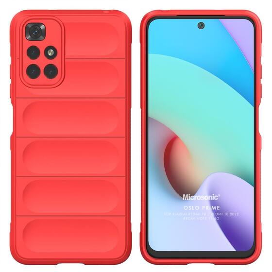 Microsonic Xiaomi Redmi Note 11 4G Kılıf Oslo Prime Kırmızı