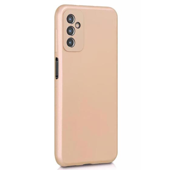 Microsonic Matte Silicone Samsung Galaxy M13 Kılıf Gold