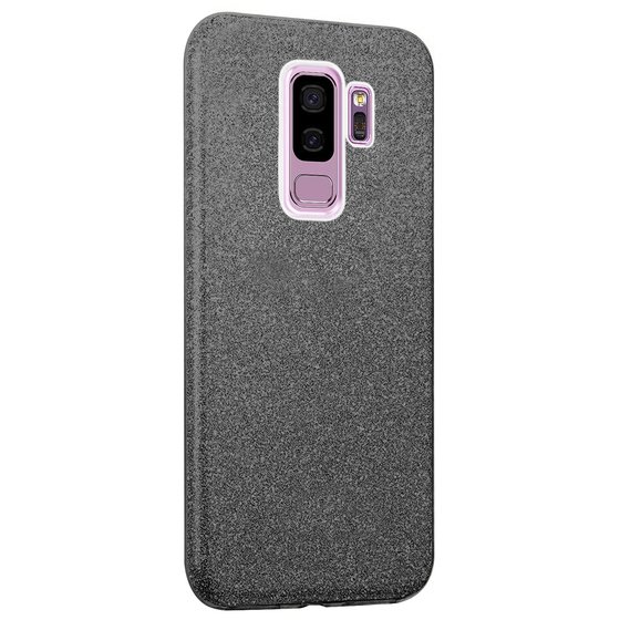 Microsonic Samsung Galaxy S9 Plus Kılıf Sparkle Shiny Siyah