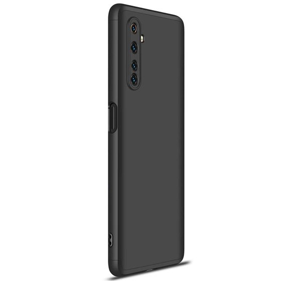 Microsonic Realme 6 Kılıf Double Dip 360 Protective Siyah