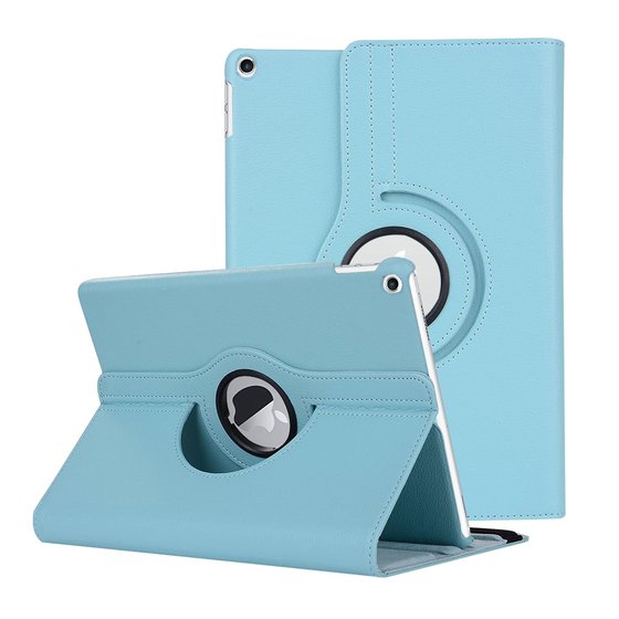 Microsonic Apple iPad Air 3 10.5'' 2019 (A2152-A2123-A2153-A2154) Kılıf 360 Rotating Stand Deri Mavi