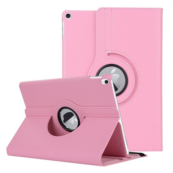 Microsonic Apple iPad Air 3 10.5'' 2019 (A2152-A2123-A2153-A2154) Kılıf 360 Rotating Stand Deri Açık Pembe