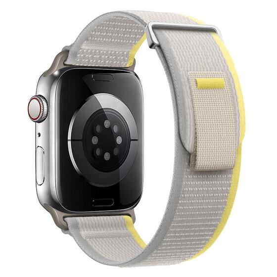 Microsonic Apple Watch Series 10 42mm Kordon Hike Spiral Bej