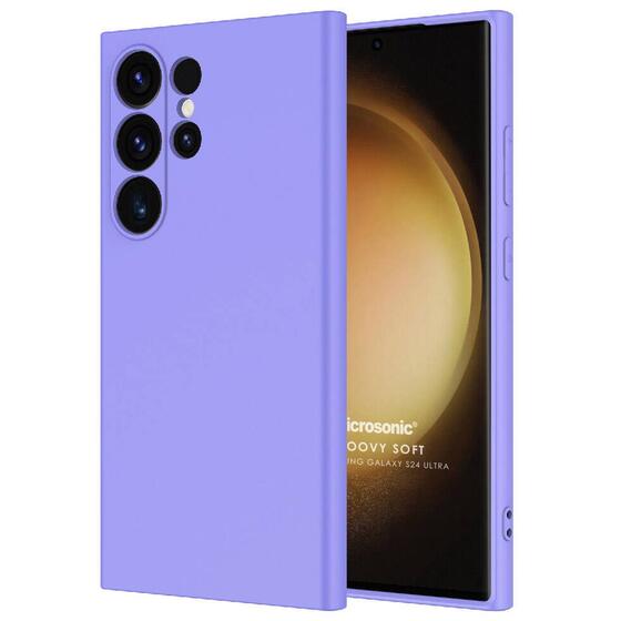 Microsonic Samsung Galaxy S25 Ultra Kılıf Groovy Soft Lila