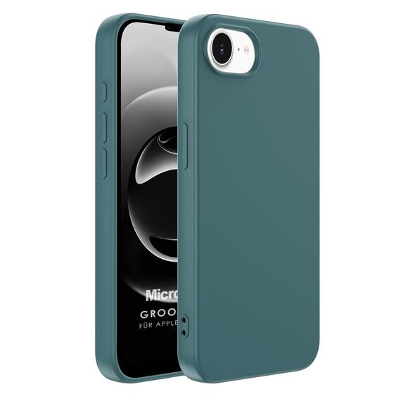 Microsonic Apple iPhone 16e Kılıf Groovy Soft Koyu Yeşil