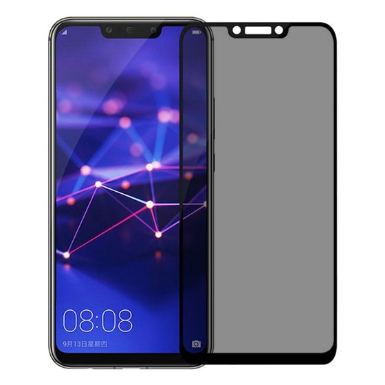 Microsonic Huawei Mate 20 Lite Privacy 5D Gizlilik Filtreli Cam Ekran Koruyucu Siyah