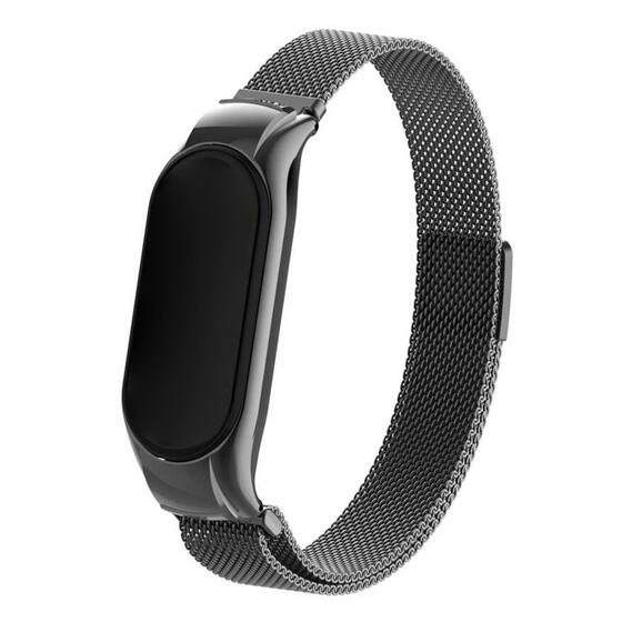 Microsonic Xiaomi Mi Band 7 Milanese Loop Kordon Siyah