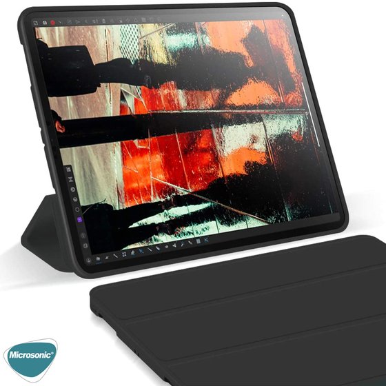 Microsonic Apple iPad Pro 11'' 2020 2.Nesil Kılıf, (A2228-A2068-A2230) Smart Leather Case Kırmızı