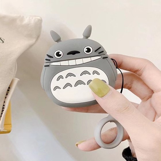 Microsonic AirPods 3. Nesil Kılıf Cartoon Figürlü Silikon Totoro