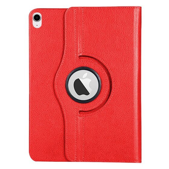 Microsonic Apple iPad Air 13 2024 Kılıf (A2898-A2899) 360 Rotating Stand Deri Kırmızı
