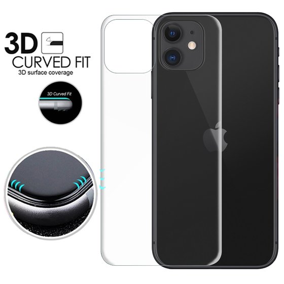 Microsonic Apple iPhone 11 (6.1'') Ön + Arka Kavisler Dahil Tam Ekran Kaplayıcı Film