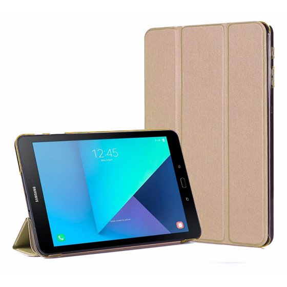 Microsonic Samsung Galaxy Tab S3 9.7'' T820/T825 Smart Case ve arka Kılıf Gold