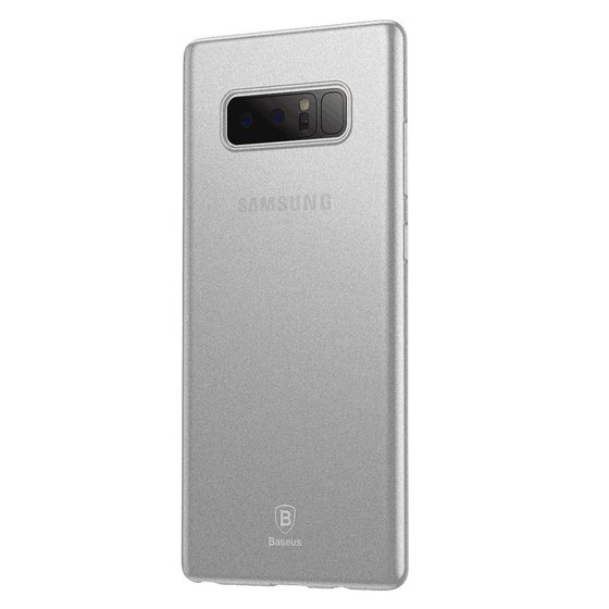 Baseus Wing Series Samsung Galaxy Note 8 kılıf Transparent Beyaz