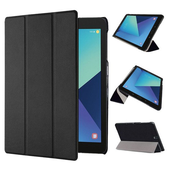 Microsonic Samsung Galaxy Tab S3 9.7'' T820/T825 Smart Case ve arka Kılıf Siyah