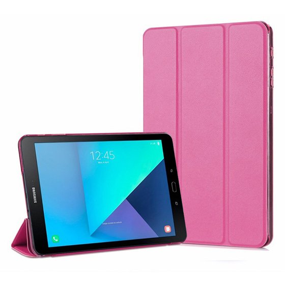 Microsonic Samsung Galaxy Tab S3 9.7'' T820/T825 Smart Case ve arka Kılıf Pembe