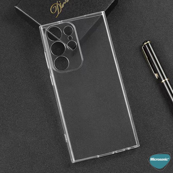 Microsonic Samsung Galaxy S25 Ultra Kılıf Transparent Soft Şeffaf