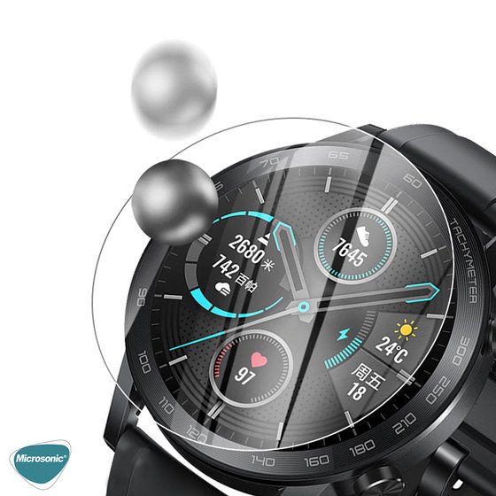 Microsonic Huawei Watch GT2 Pro Tempered Glass Cam Ekran Koruyucu