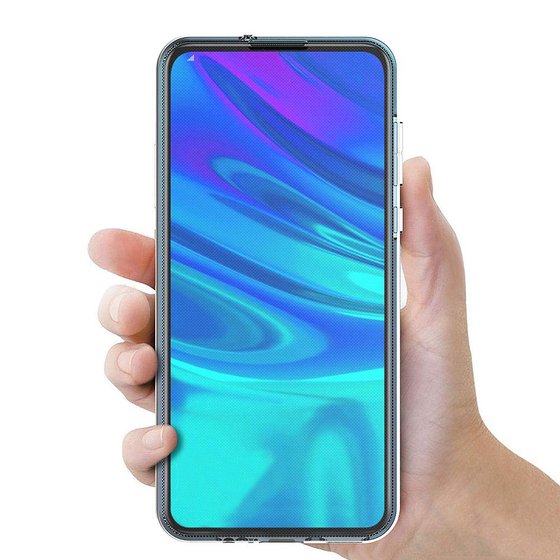 Microsonic Huawei Y9 Prime 2019 Kılıf 6 tarafı tam full koruma 360 Clear Soft Şeffaf