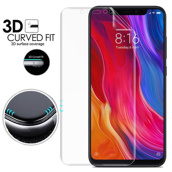 Microsonic Xiaomi Mi 8 Ön + Arka Kavisler Dahil Tam Ekran Kaplayıcı Film