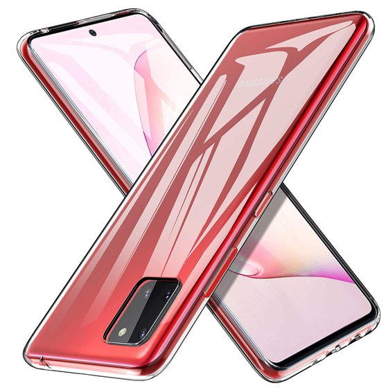 Microsonic Samsung Galaxy A81 Kılıf Transparent Soft Beyaz