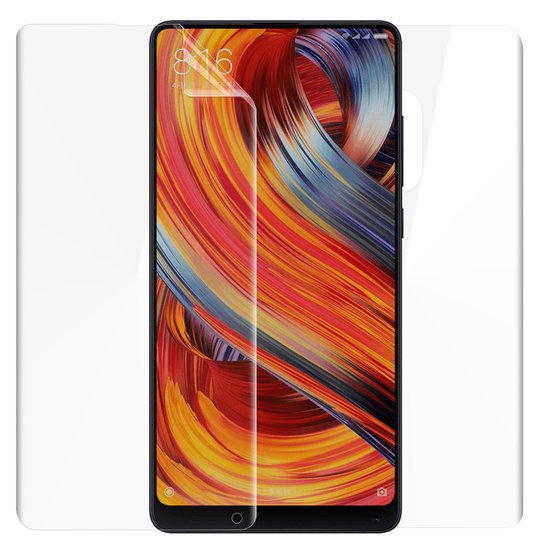 Microsonic Xiaomi Mi Mix 2 Ön + Arka Kavisler Dahil Tam Ekran Kaplayıcı Film