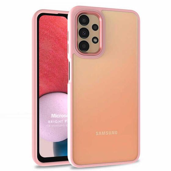 Microsonic Samsung Galaxy A52 Kılıf Bright Planet Rose Gold