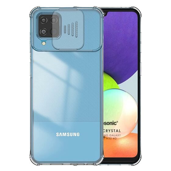 Microsonic Samsung Galaxy M22 Kılıf Chill Crystal Şeffaf