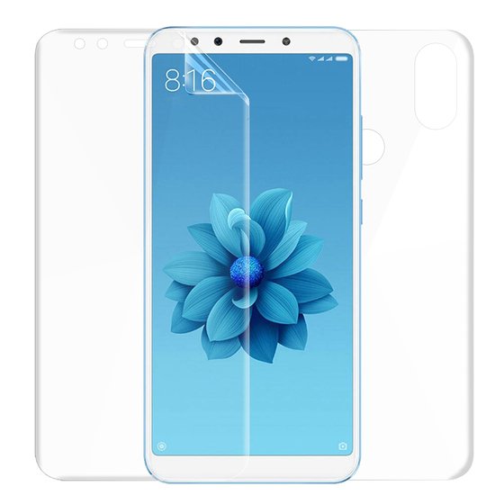 Microsonic Xiaomi Mi A2 (Mi 6X) Ön + Arka Kavisler Dahil Tam Ekran Kaplayıcı Film