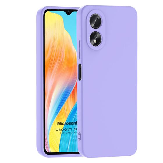 Microsonic Oppo A38 Kılıf Groovy Soft Lila