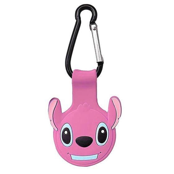 Microsonic Apple AirTag Kılıf Cartoon Stitch Pembe