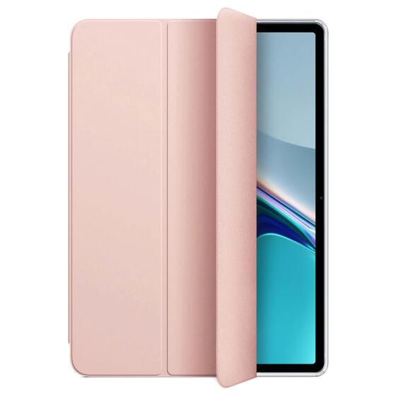 Microsonic Honor Pad X9 Kılıf Slim Translucent Back Smart Cover Rose Gold