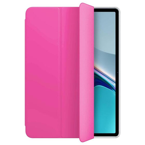 Microsonic Honor Pad X9 Kılıf Slim Translucent Back Smart Cover Pembe