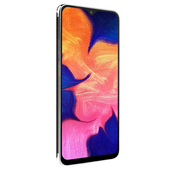 Microsonic Samsung Galaxy A10 Kılıf Skyfall Transparent Clear Gümüş