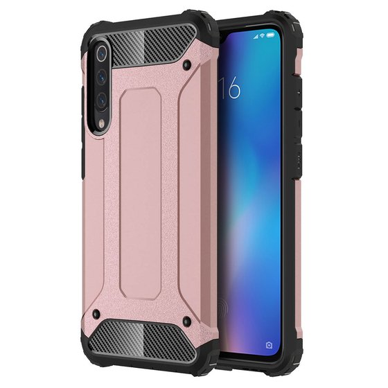 Microsonic Xiaomi Mi 9 SE Kılıf Rugged Armor Rose Gold