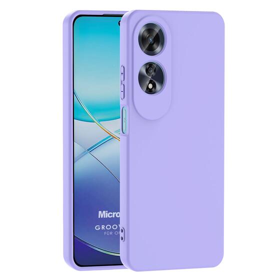 Microsonic Oppo A60 Kılıf Groovy Soft Lila