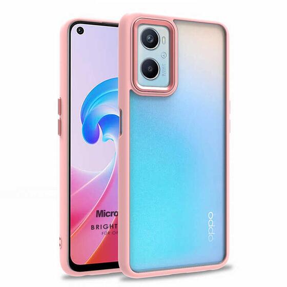 Microsonic Oppo A76 Kılıf Bright Planet Rose Gold