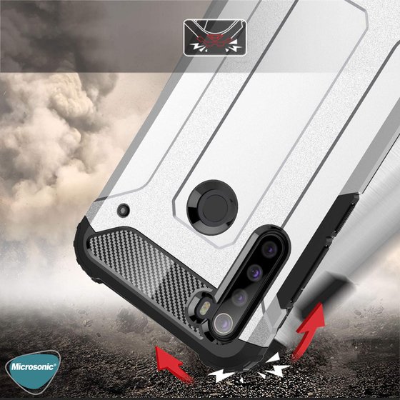 Microsonic Realme 6i Kılıf Rugged Armor Mavi