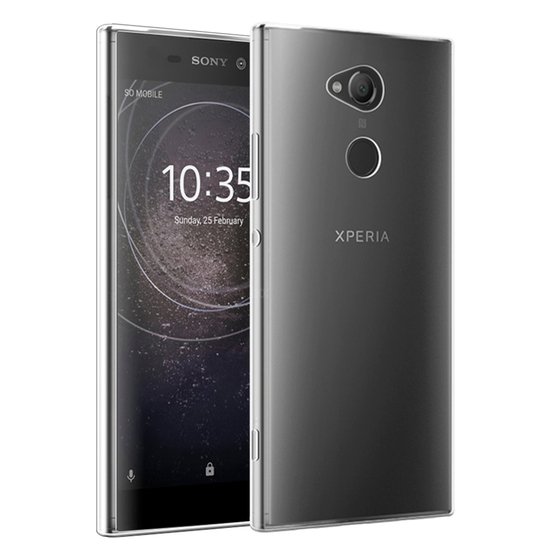 Microsonic Sony Xperia L2 Kılıf Transparent Soft Beyaz